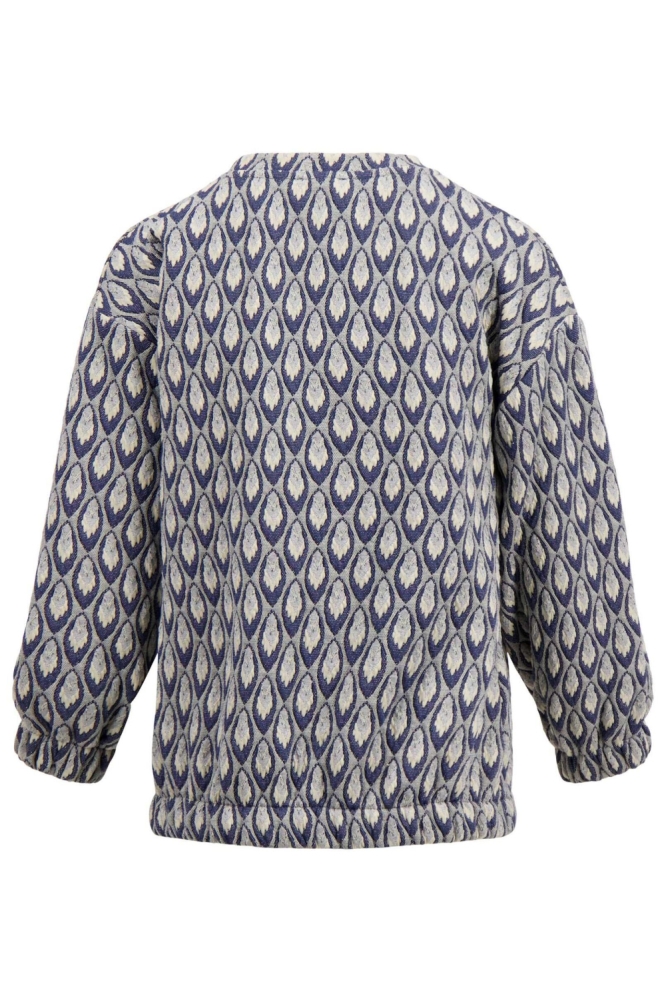 SWEATER VAN JAQUARD STOF 0304 230 NAVY